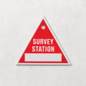 Wall Station Survey Markers